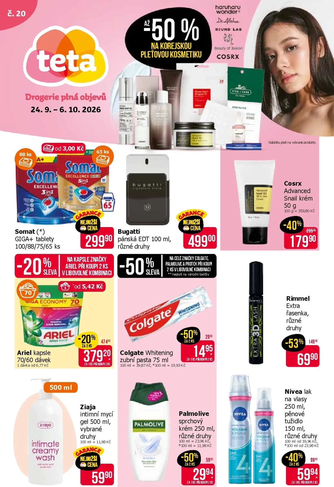 Originální strana 1 z 21 letáku Teta drogerie – Teta drogerie