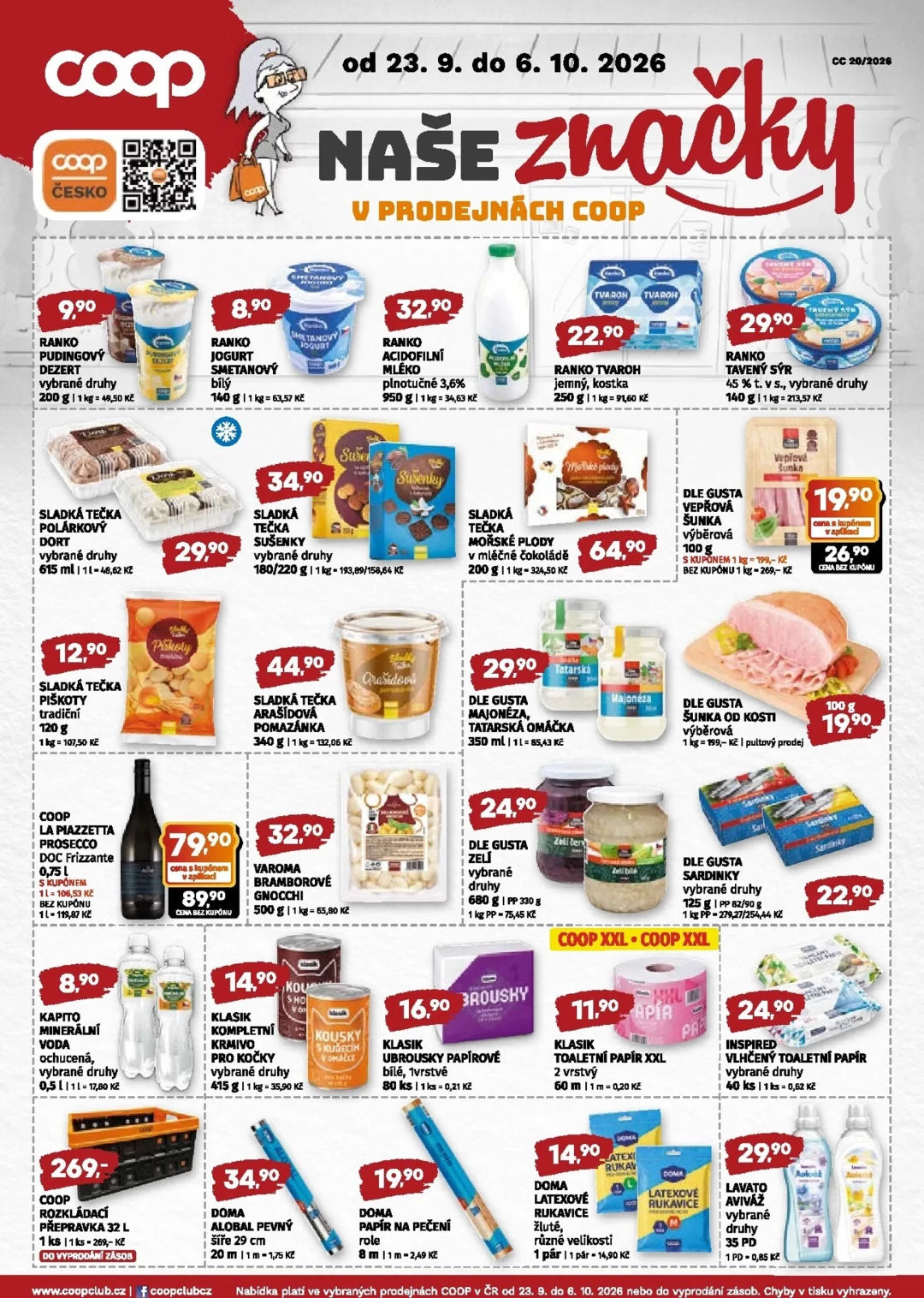 Originální strana 4 z 4 letáku COOP – Coop Střední Čechy