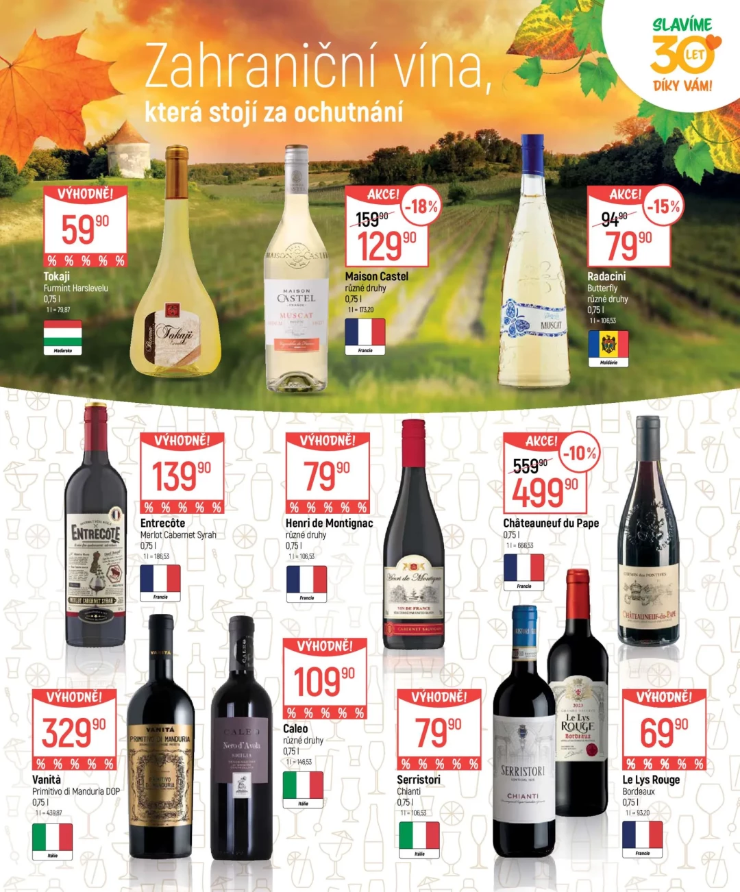 Originální strana 3 z 16 letáku Globus – Globus - Nápoje