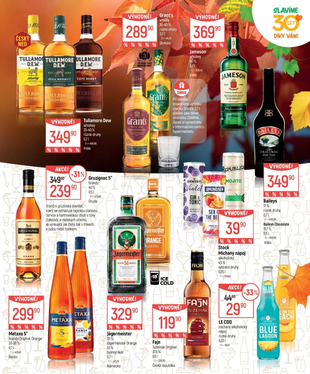Originální strana 7 z 16 letáku Globus – Globus - Nápoje