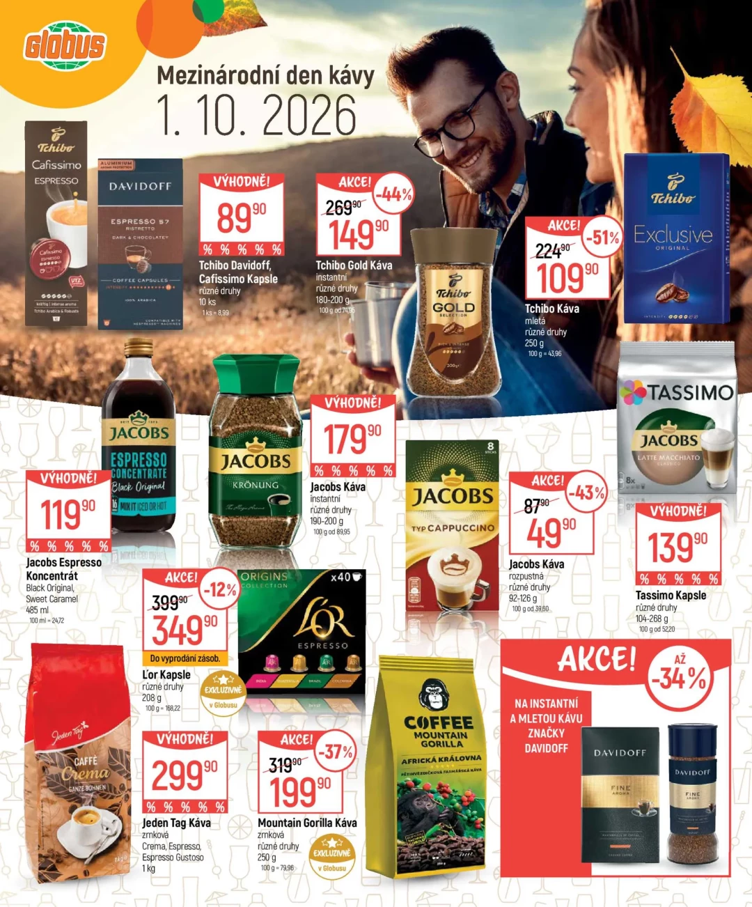 Originální strana 12 z 16 letáku Globus – Globus - Nápoje