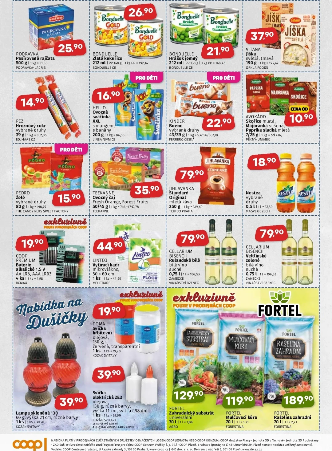 Originální strana 3 z 4 letáku COOP – Coop - Západní Čechy