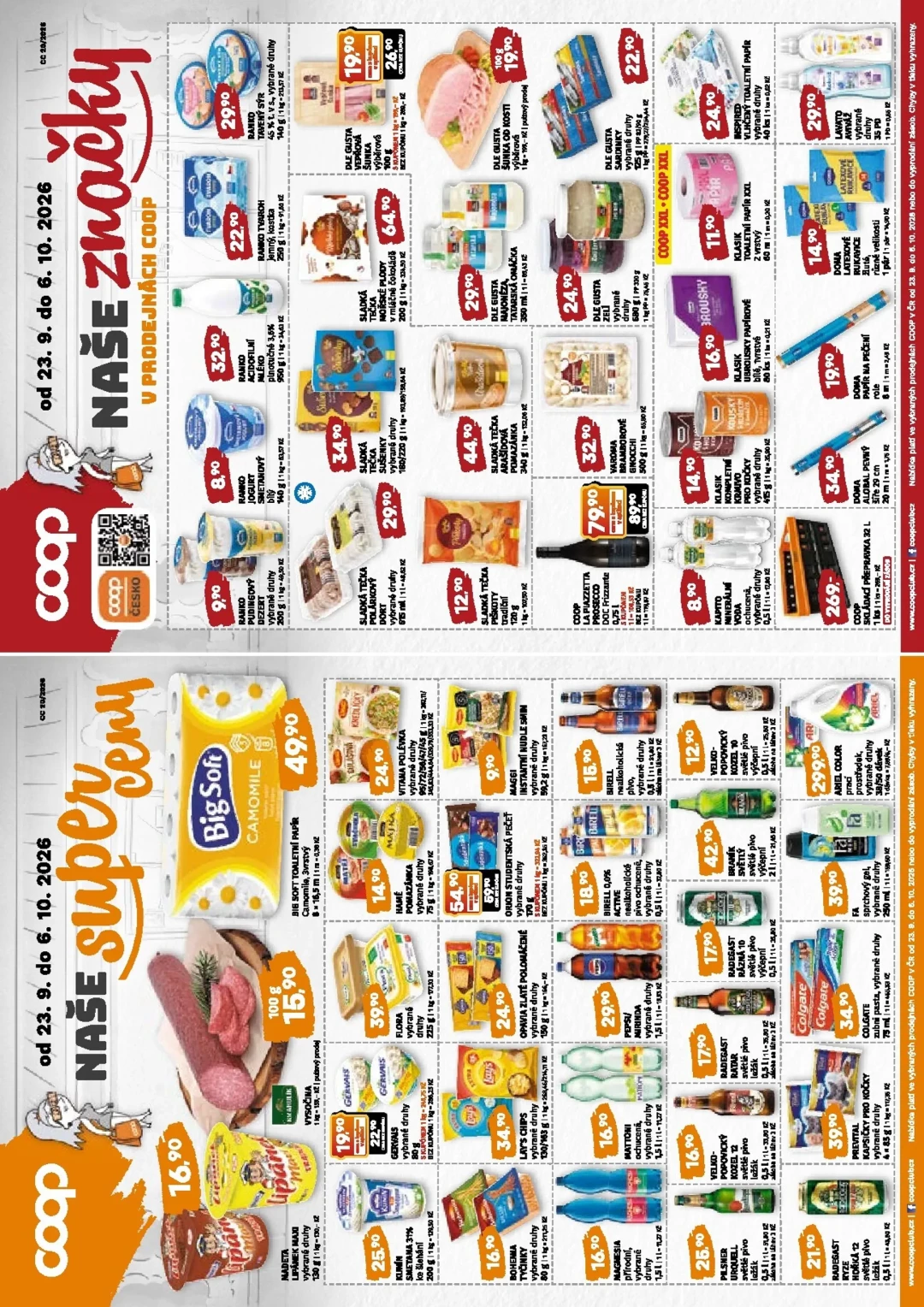 Originální strana 4 z 4 letáku COOP – Coop - Západní Čechy