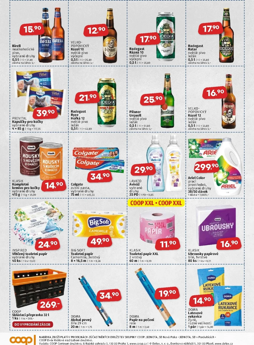 Originální strana 4 z 4 letáku COOP – Coop - Východní Čechy