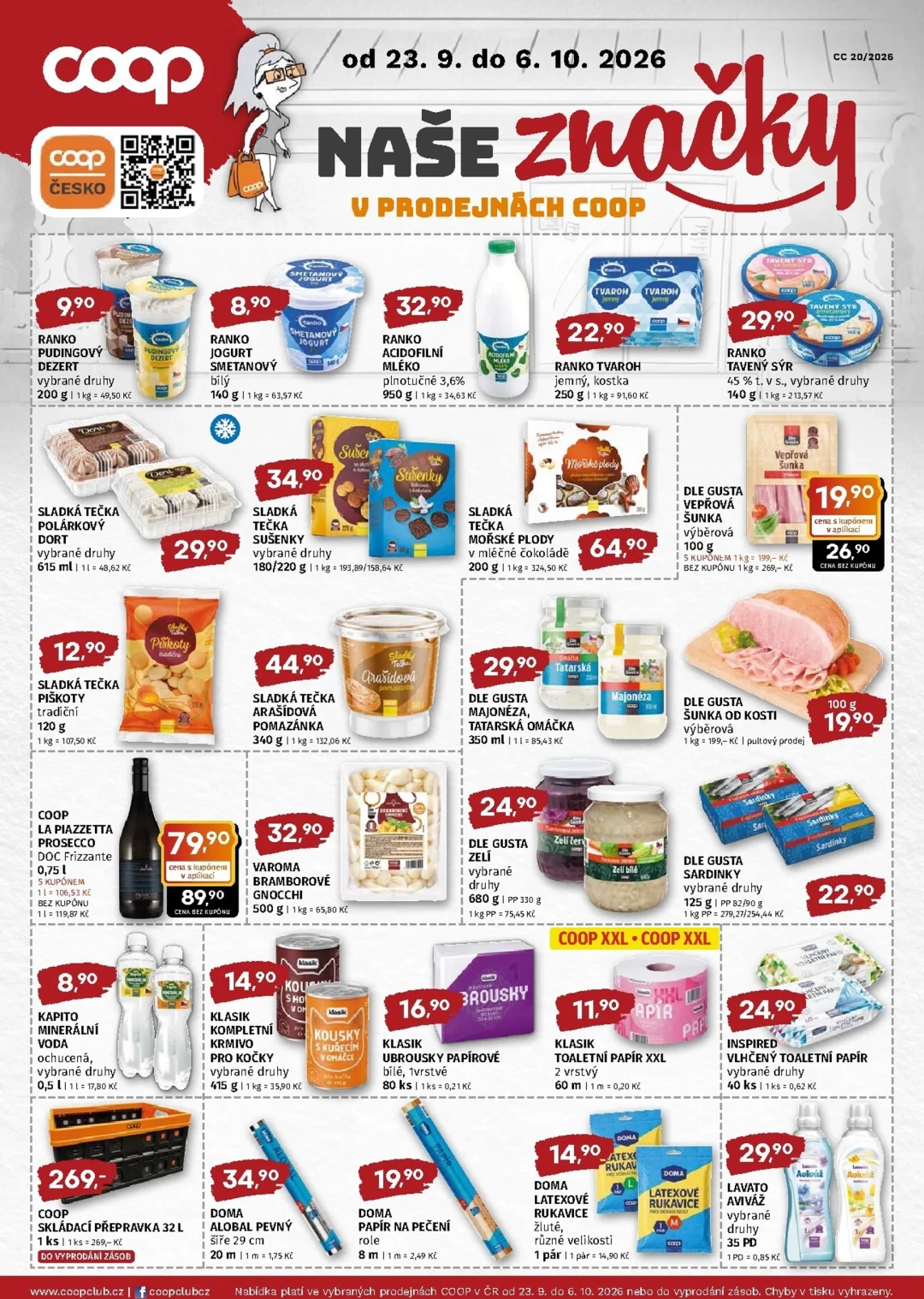 Originální strana 2 z 2 letáku COOP – Coop - Naše super ceny