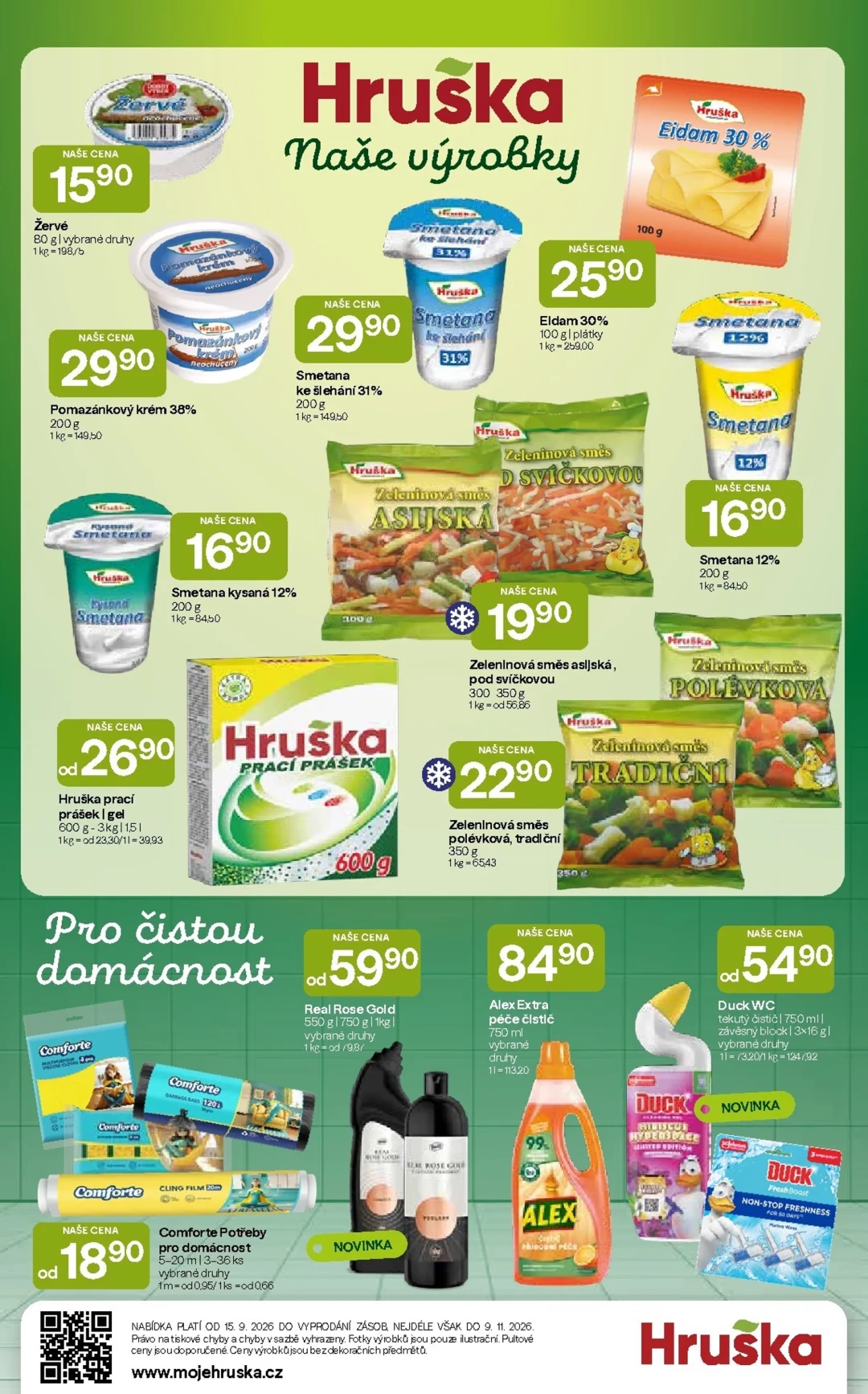 Originální strana 8 z 8 letáku Hruška – Hruška - Katalog