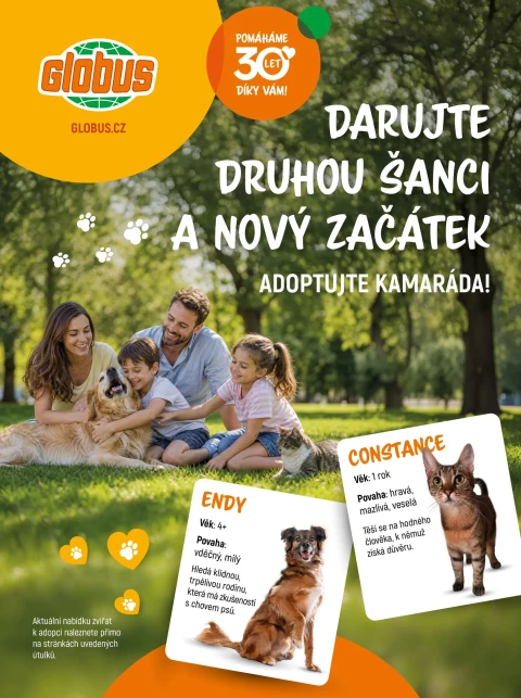 Globus - Adoptujte kamaráda