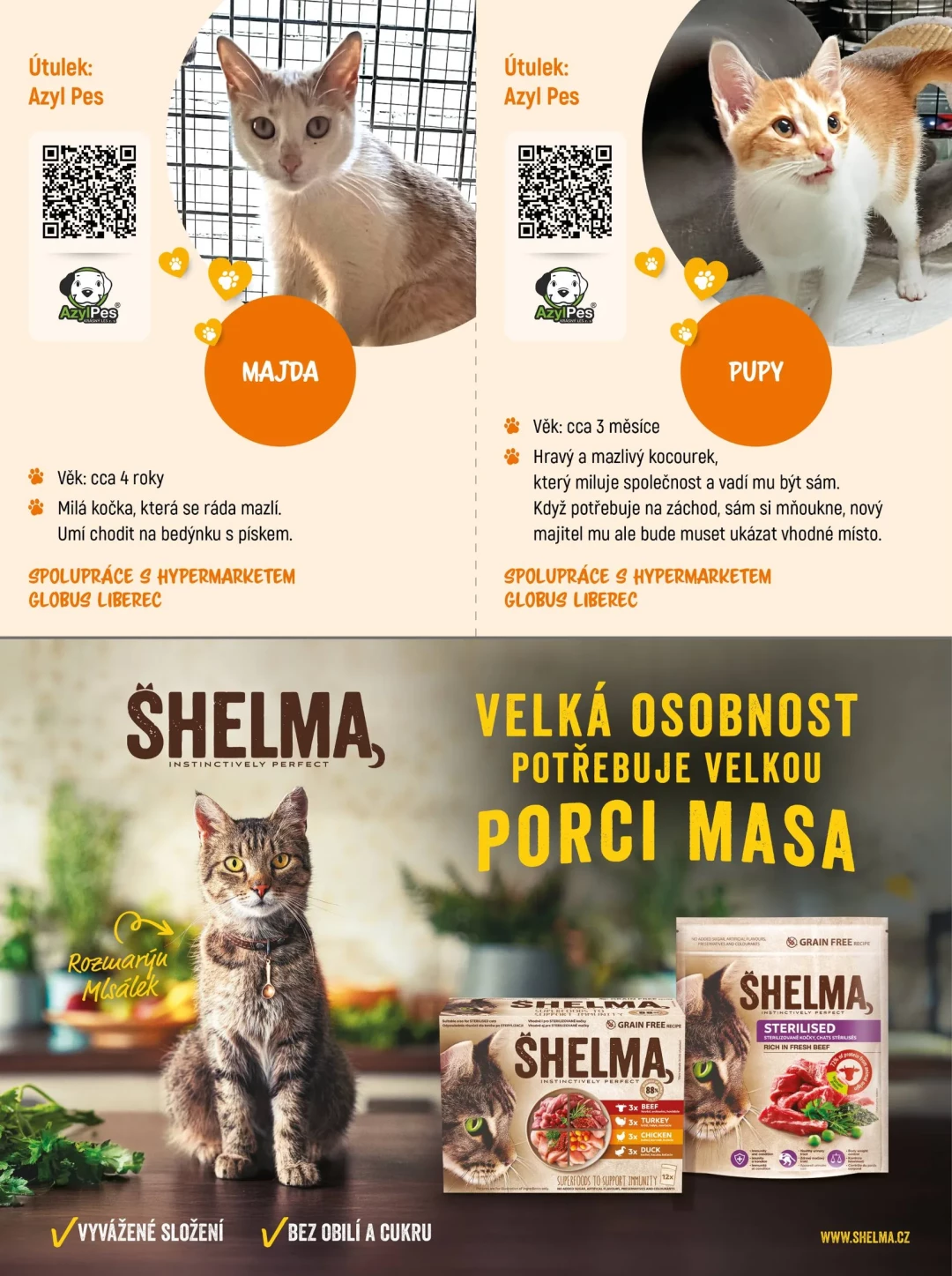 Originální strana 8 z 18 letáku Globus – Globus - Adoptujte kamaráda