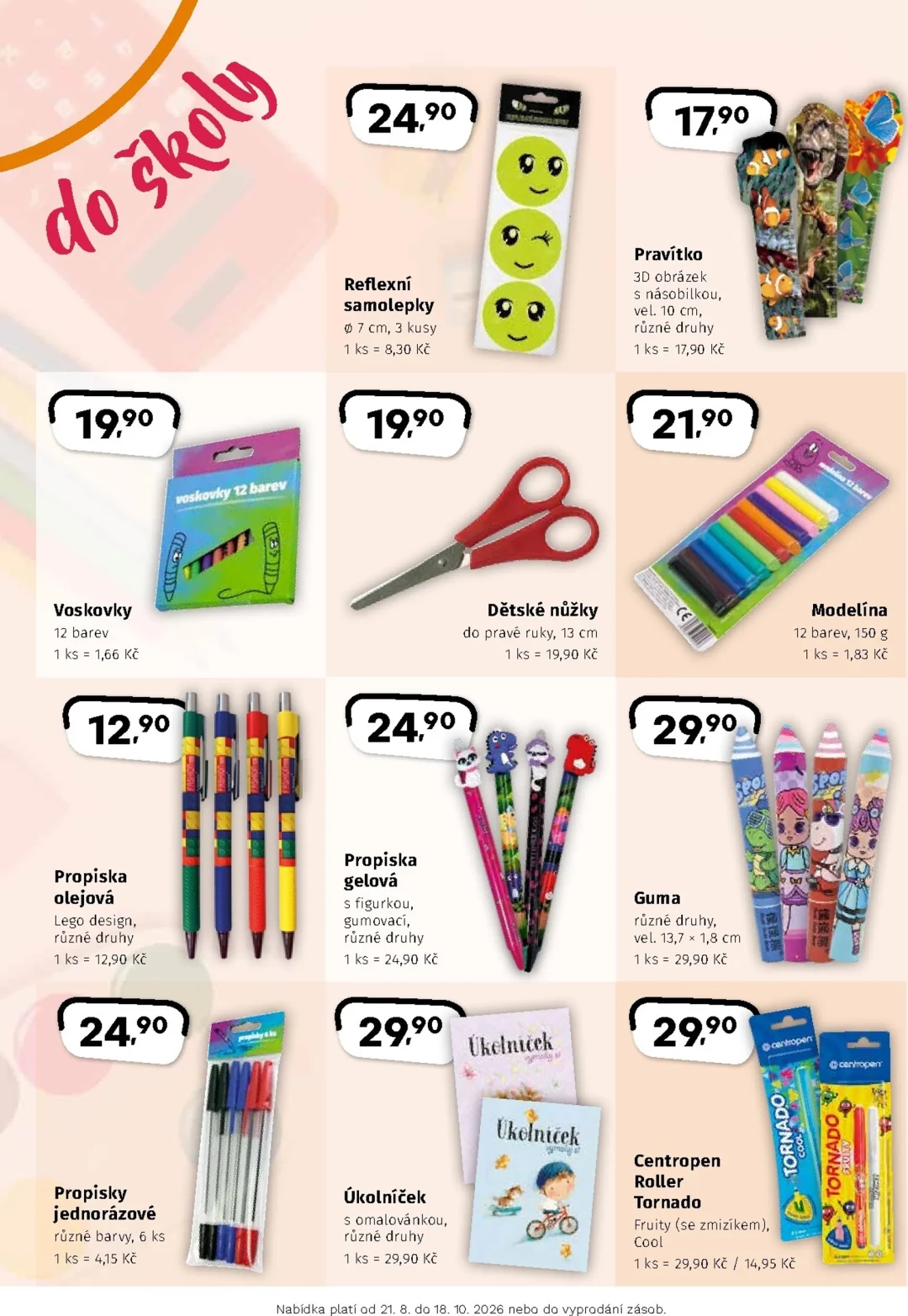 Originální strana 2 z 8 letáku COOP – Coop - Hity škola + podzim
