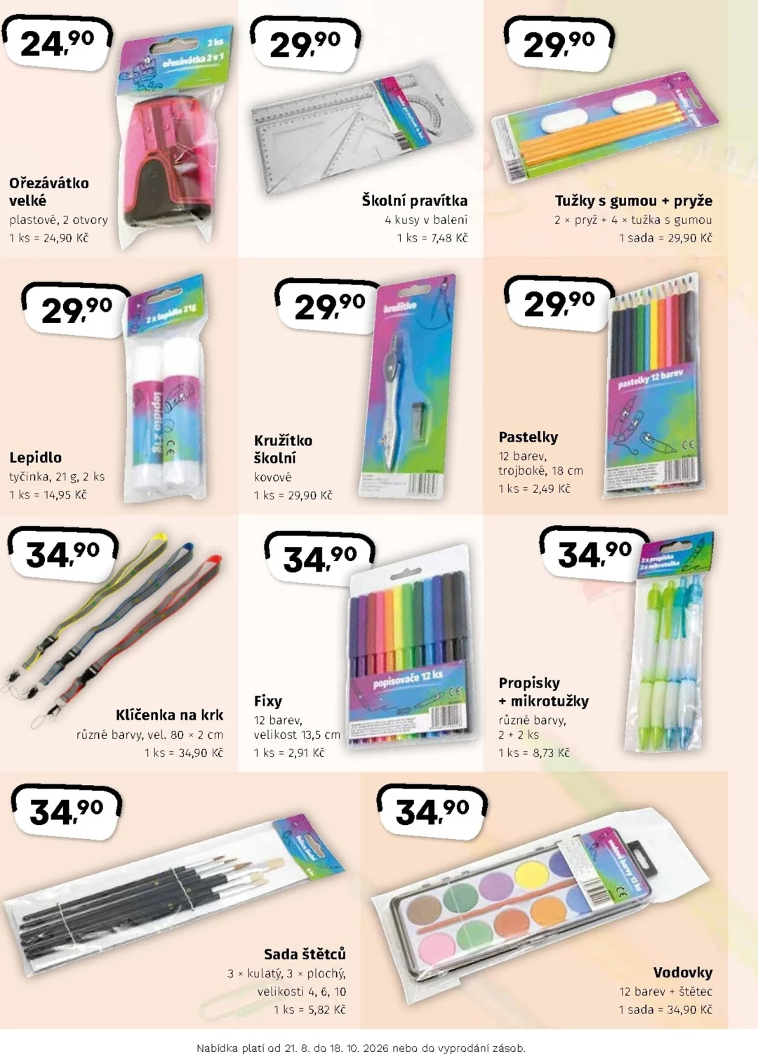 Originální strana 3 z 8 letáku COOP – Coop - Hity škola + podzim