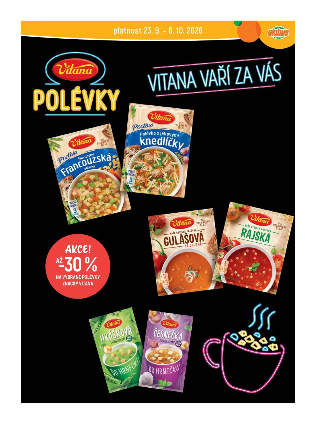 Originální strana 30 z 51 letáku Globus – Globus Praha-Černý Most