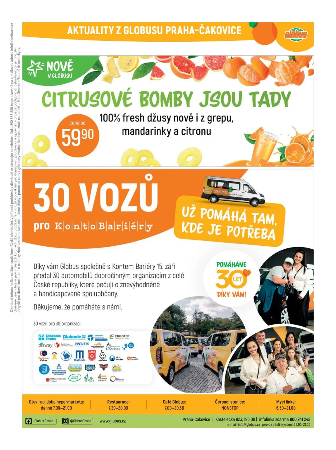 Originální strana 44 z 51 letáku Globus – Globus Praha–Čakovice