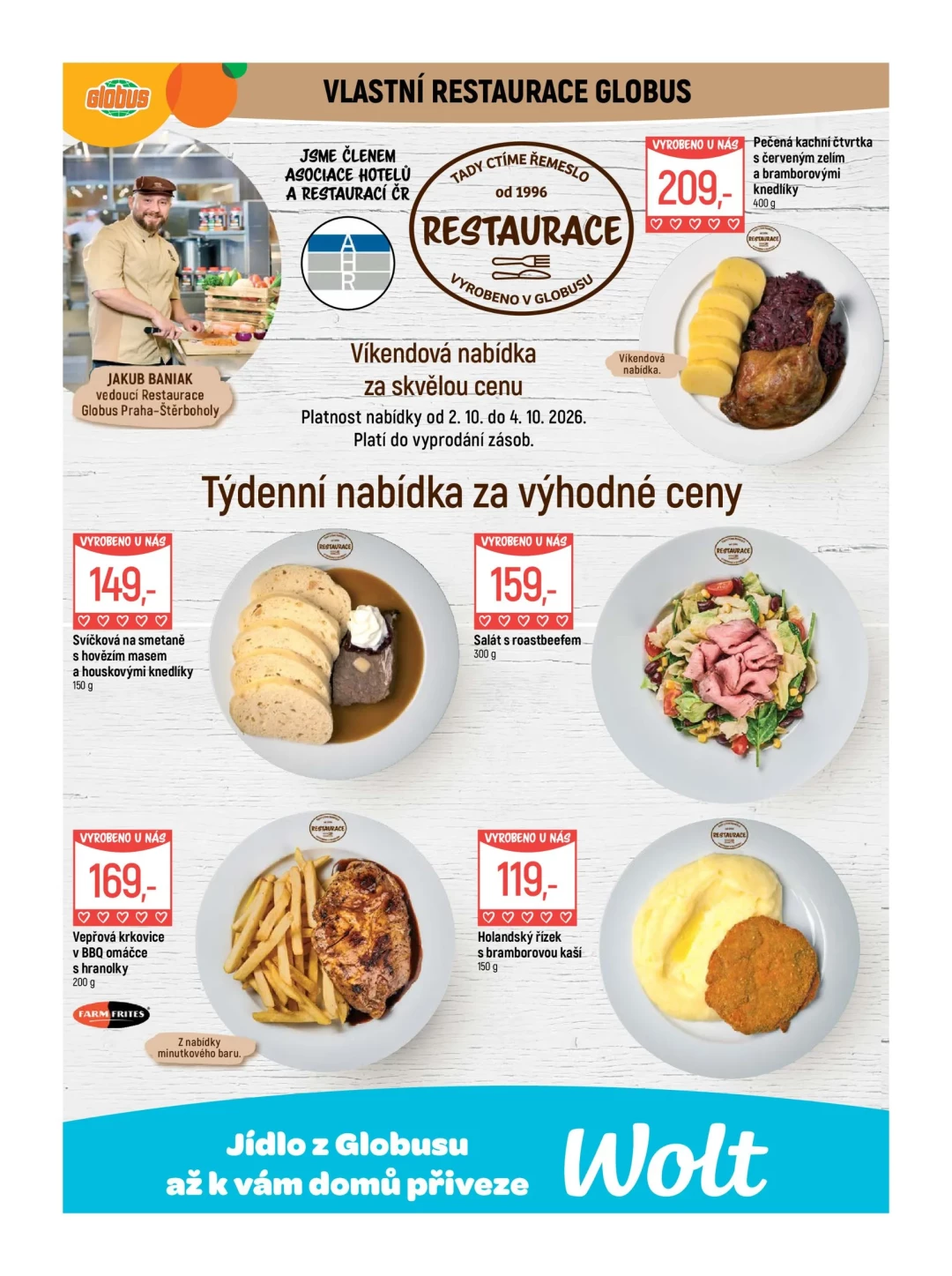 Originální strana 7 z 46 letáku Globus – Globus Praha–Štěrboholy