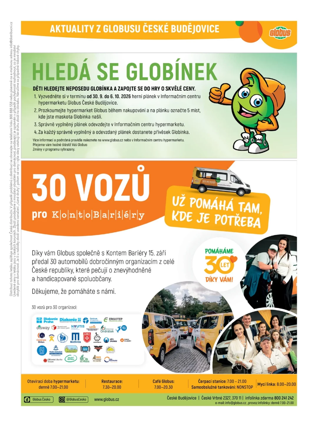 Originální strana 44 z 51 letáku Globus – Globus České Budějovice