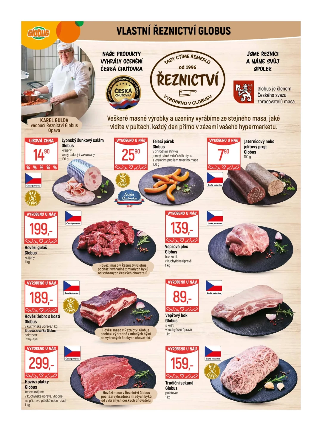 Originální strana 5 z 51 letáku Globus – Globus Opava