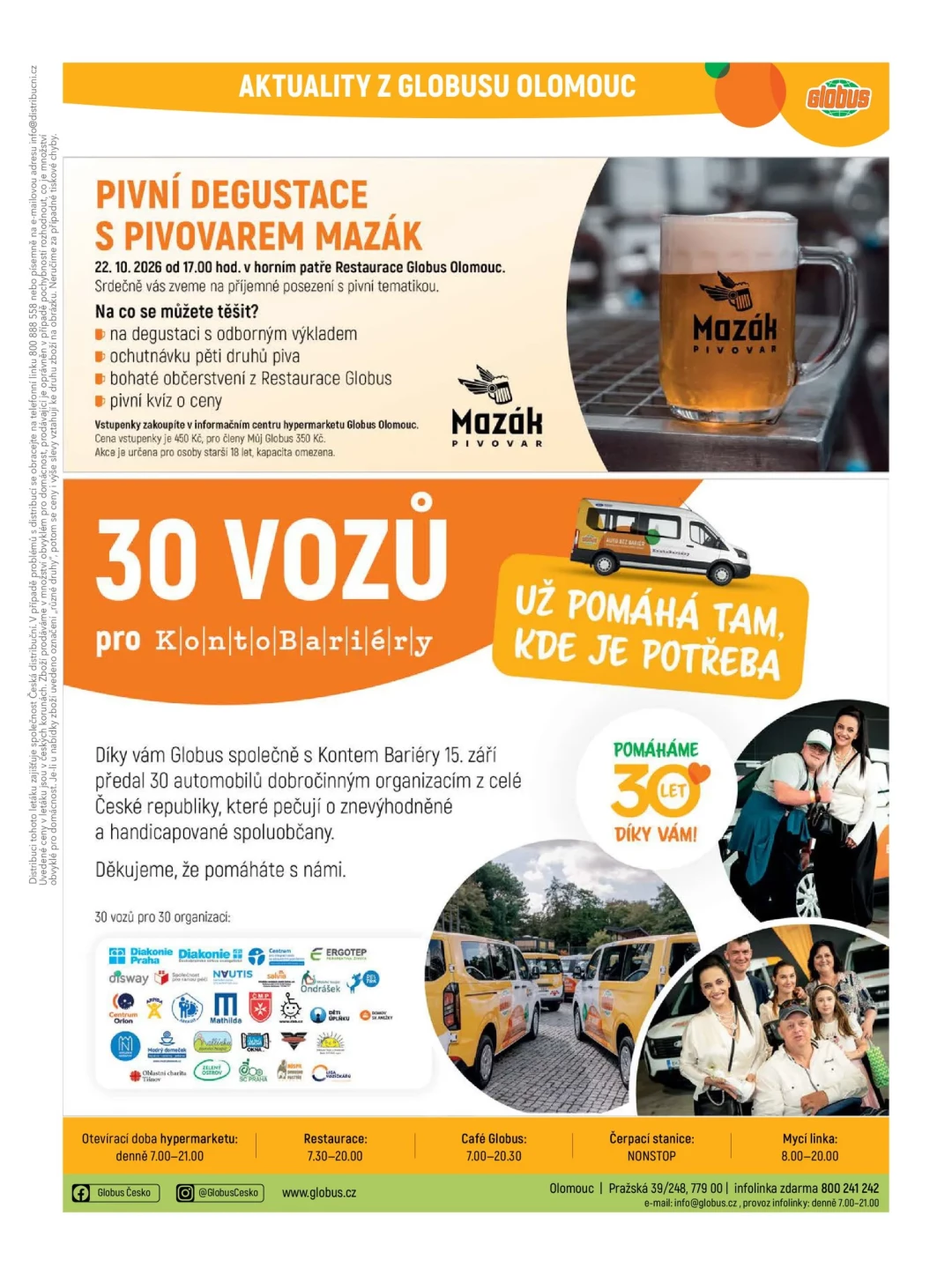 Originální strana 44 z 51 letáku Globus – Globus Olomouc