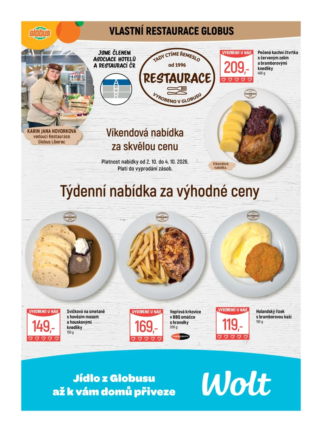 Originální strana 7 z 51 letáku Globus – Globus Liberec