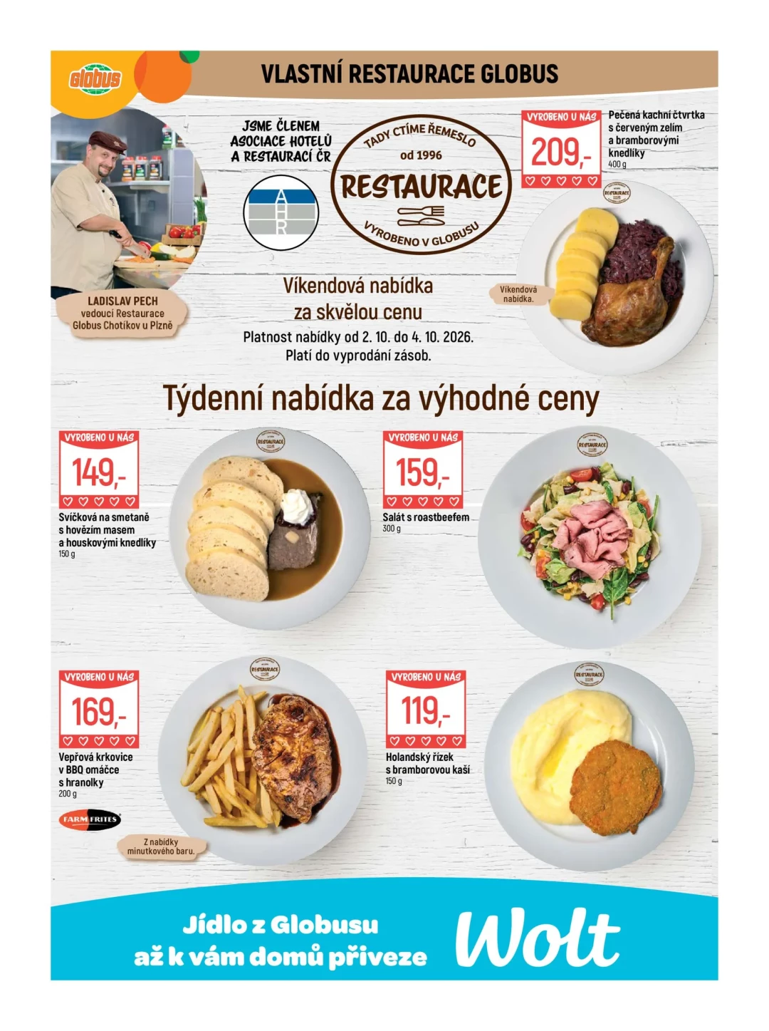 Originální strana 7 z 51 letáku Globus – Globus Plzeň–Chotíkov