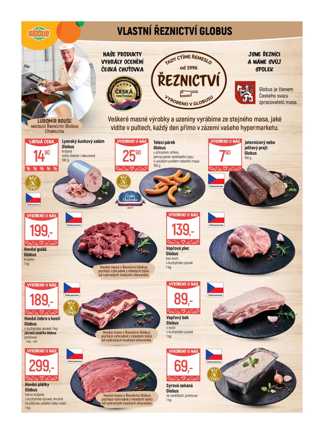 Originální strana 5 z 51 letáku Globus – Globus Chomutov