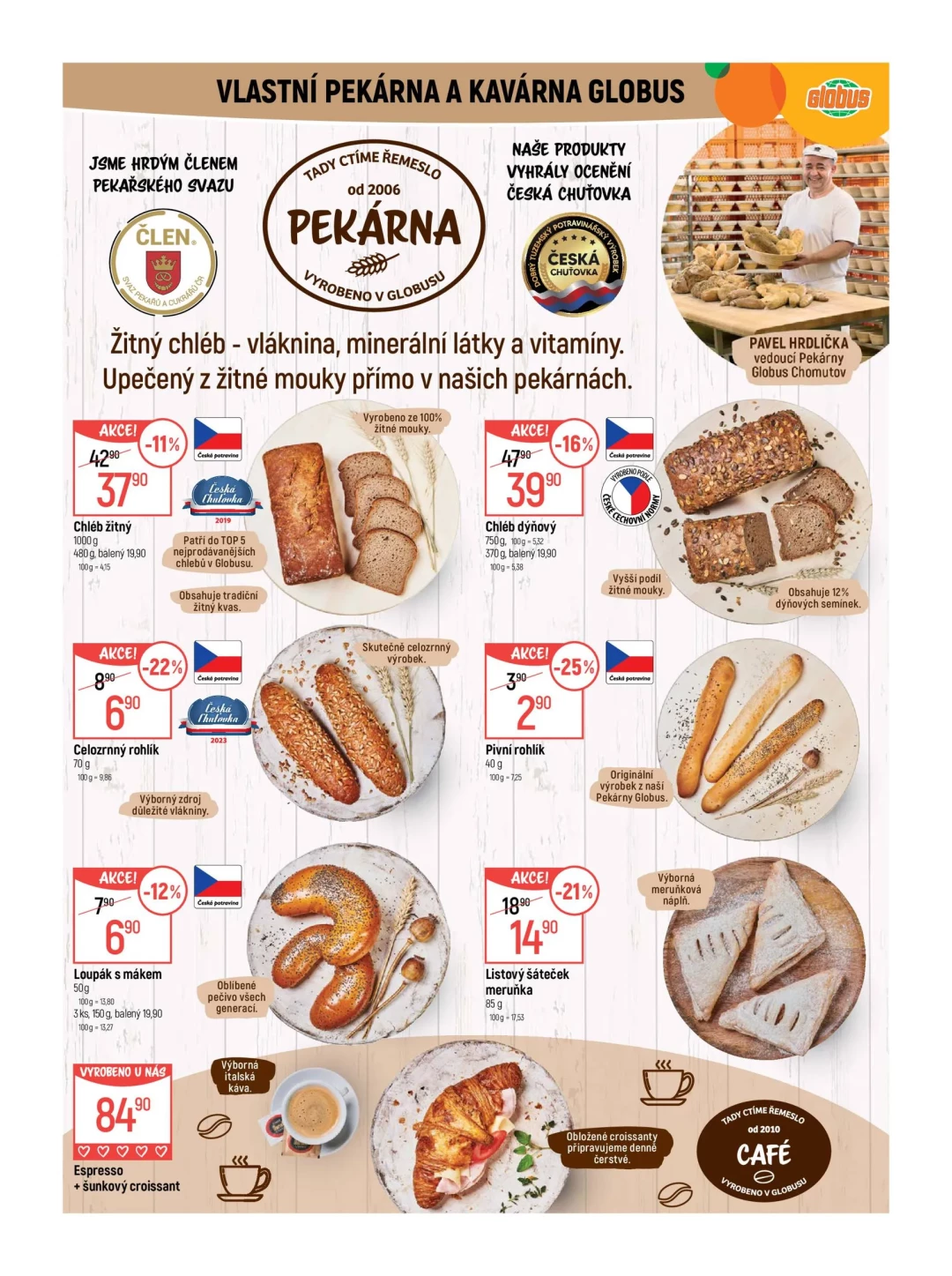 Originální strana 6 z 51 letáku Globus – Globus Chomutov