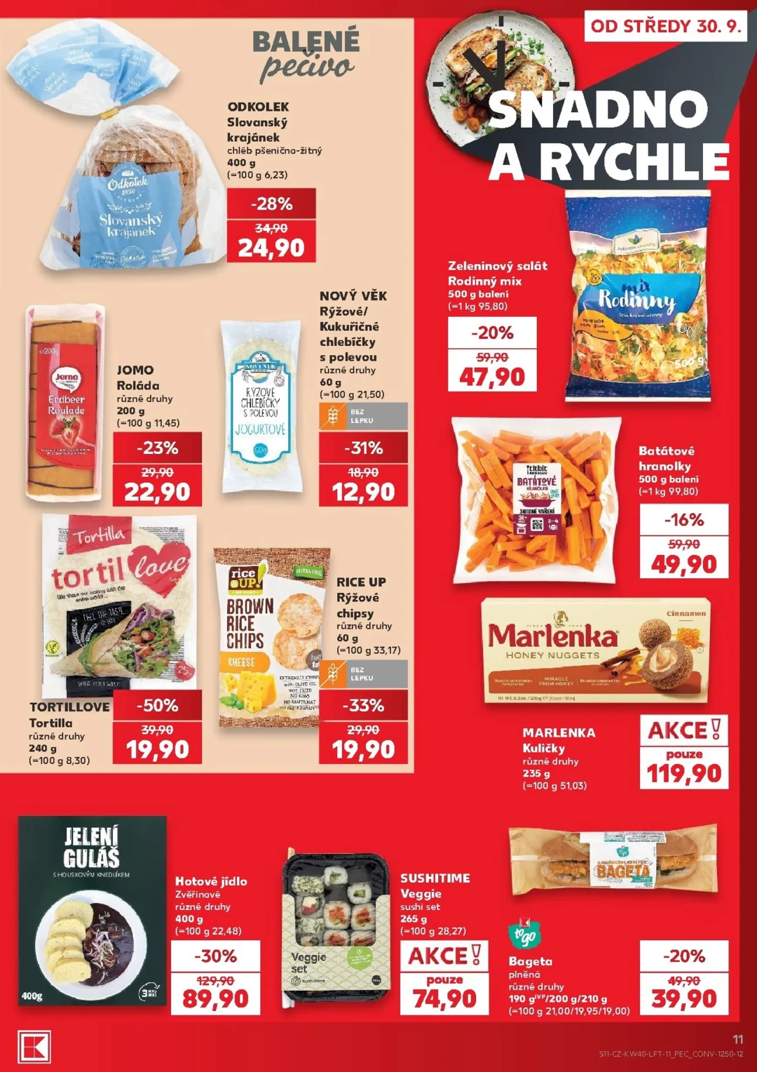 Originální strana 11 z 54 letáku Kaufland – Kaufland - Kolín