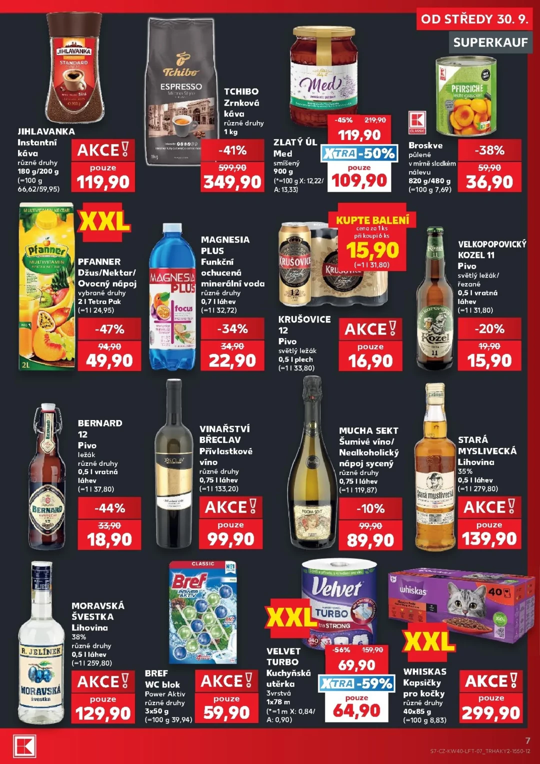 Originální strana 7 z 54 letáku Kaufland – Kaufland - Brno
