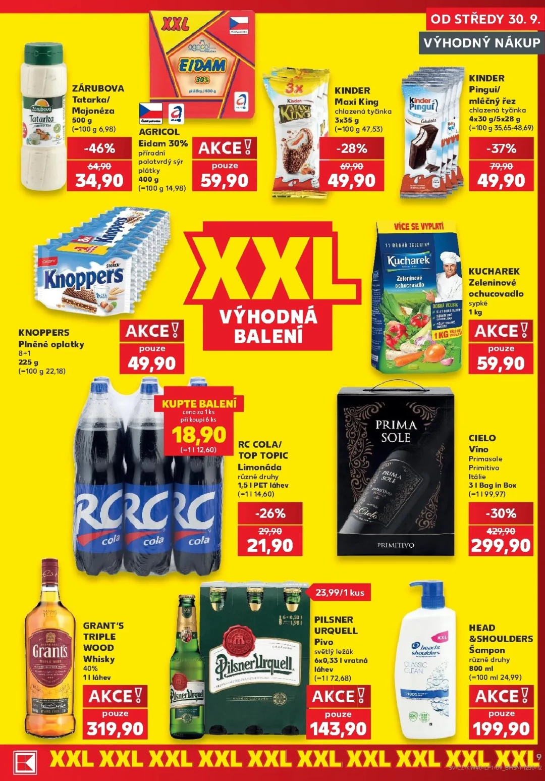 Originální strana 9 z 54 letáku Kaufland – Kaufland - Brno