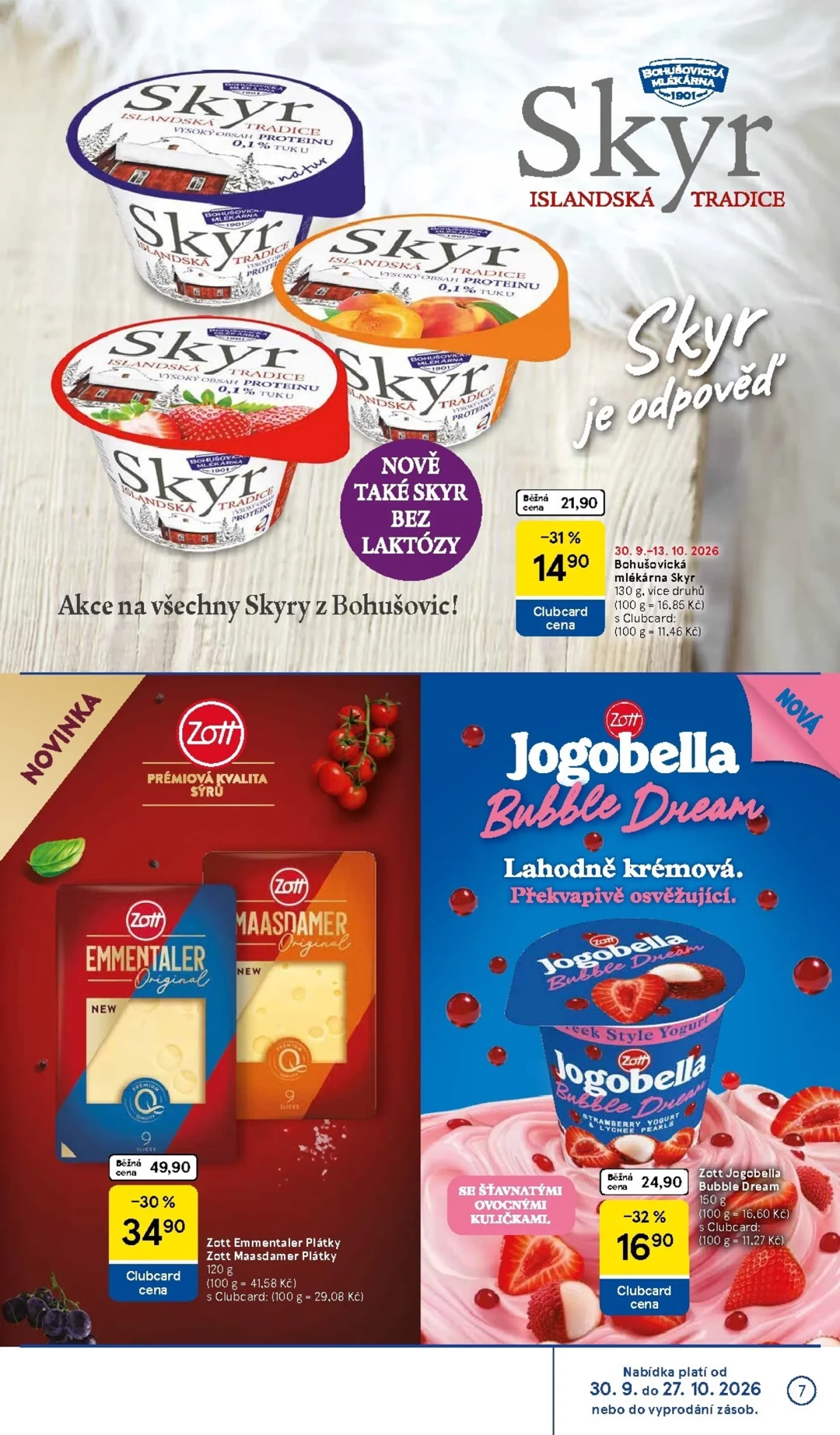 Originální strana 7 z 26 letáku Tesco – Tesco - Značky, které máte rádi