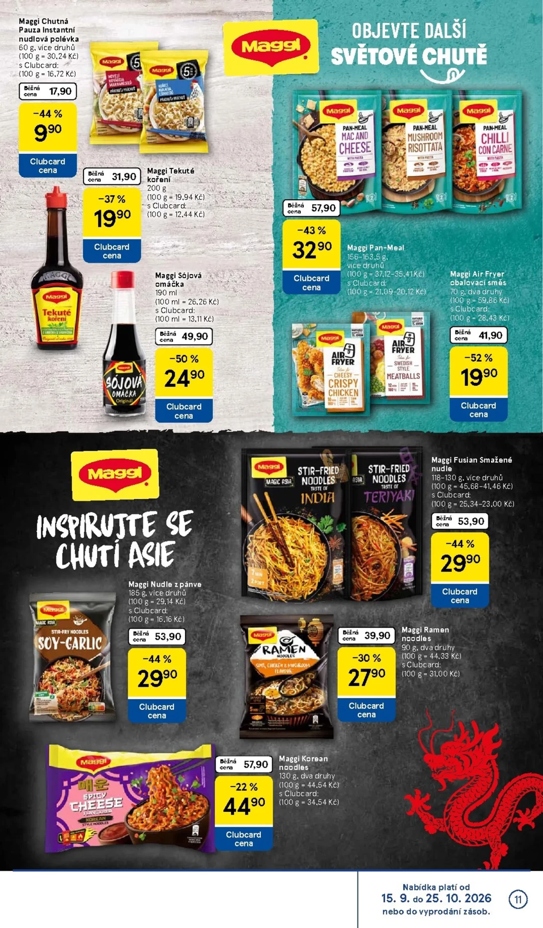 Originální strana 11 z 26 letáku Tesco – Tesco - Značky, které máte rádi