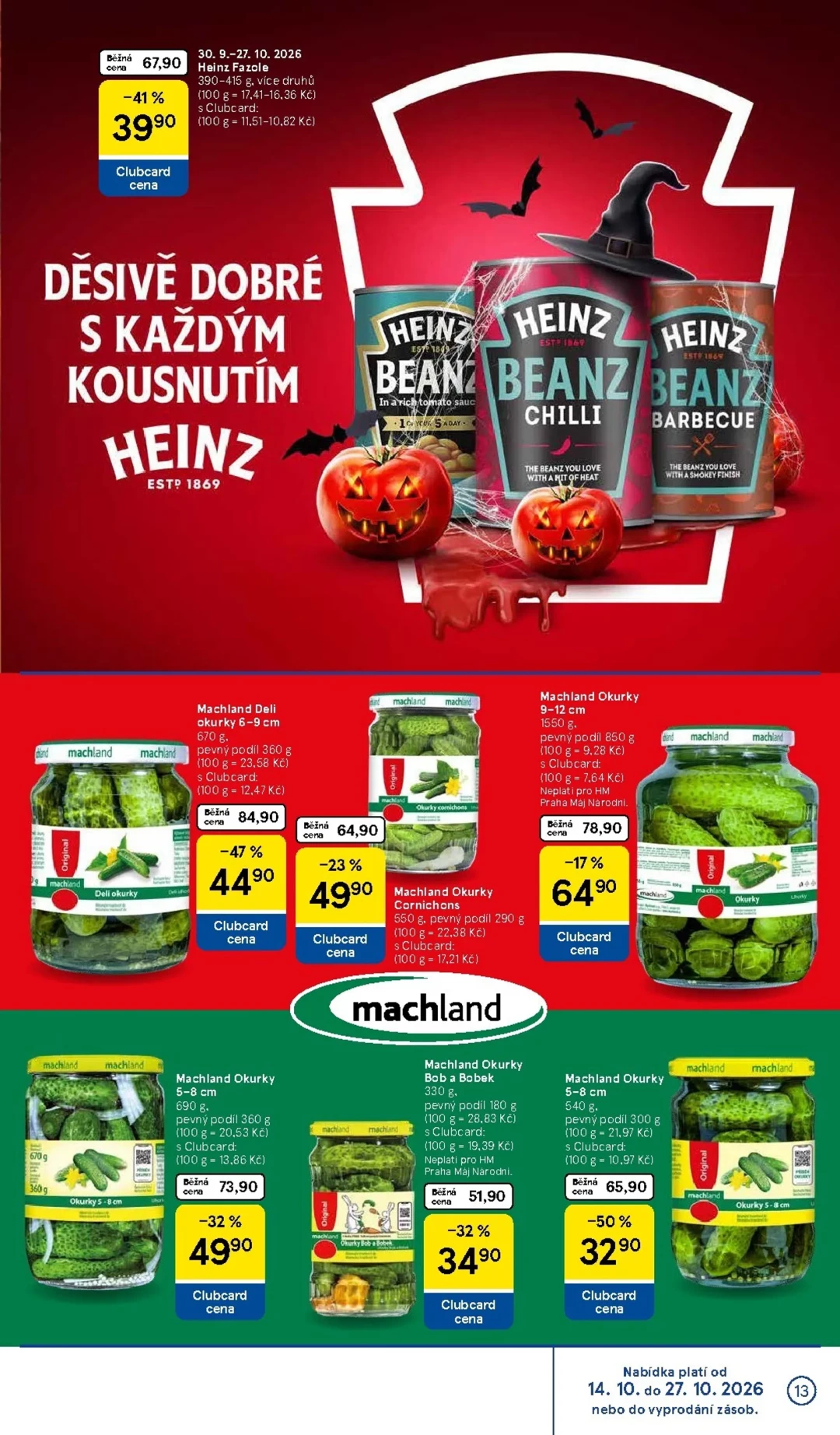 Originální strana 13 z 26 letáku Tesco – Tesco - Značky, které máte rádi