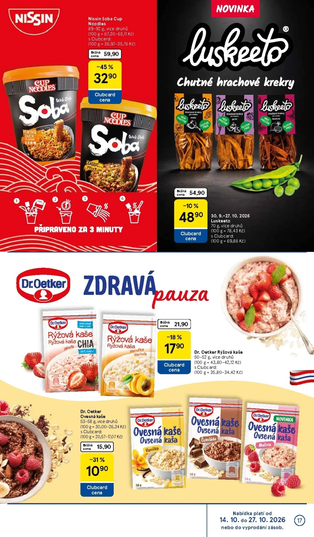 Originální strana 17 z 26 letáku Tesco – Tesco - Značky, které máte rádi