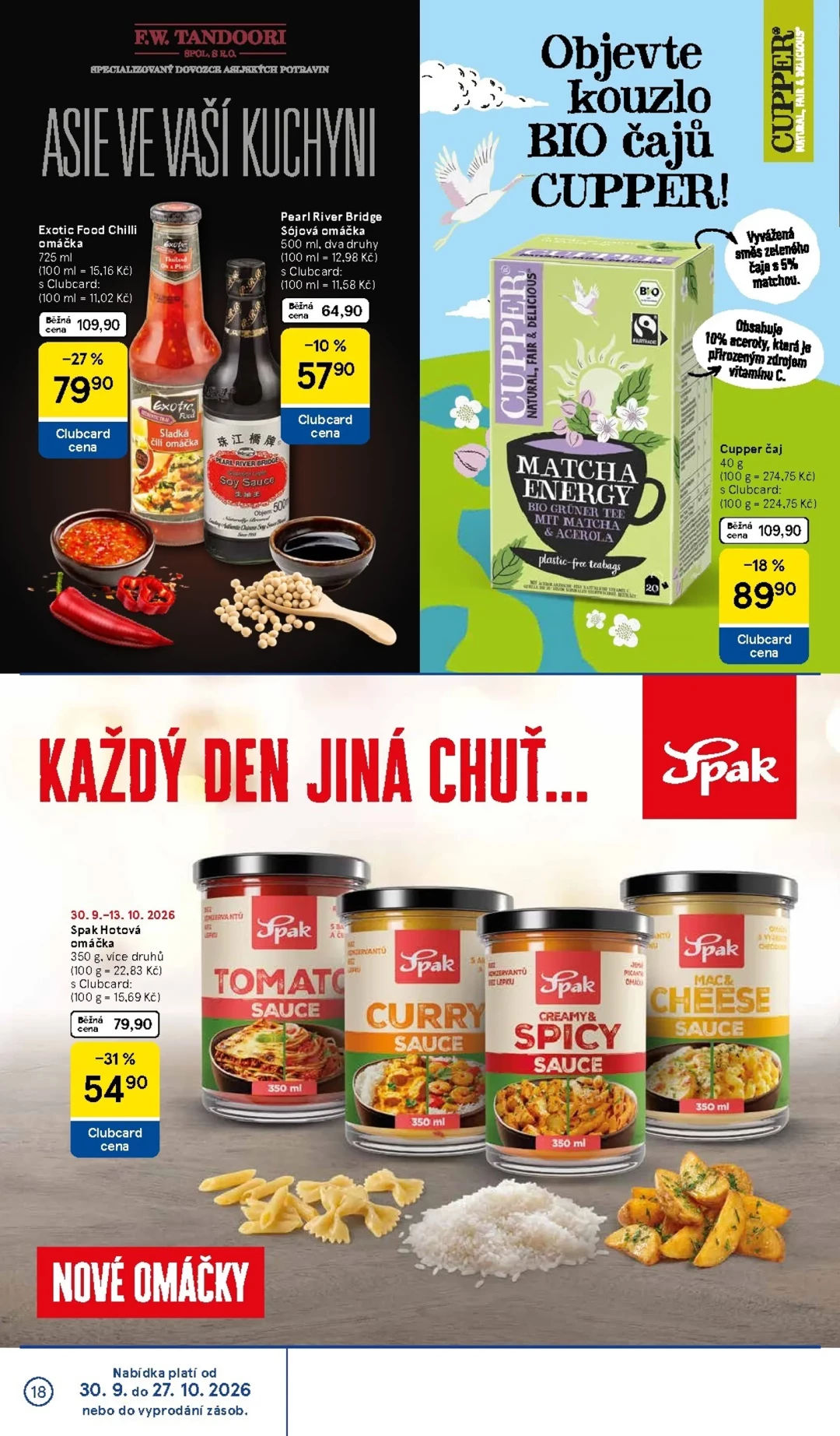Originální strana 18 z 26 letáku Tesco – Tesco - Značky, které máte rádi