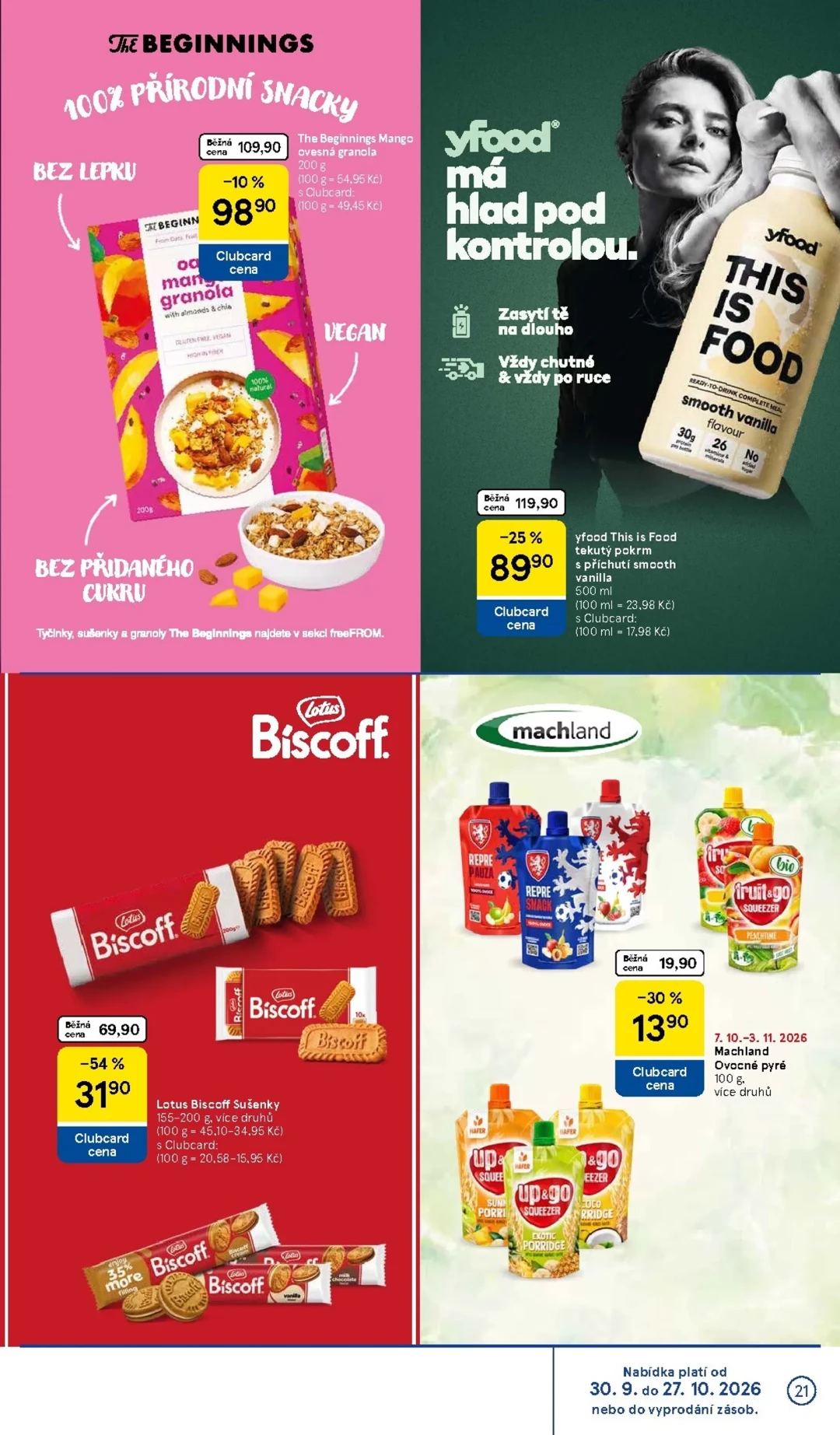 Originální strana 21 z 26 letáku Tesco – Tesco - Značky, které máte rádi
