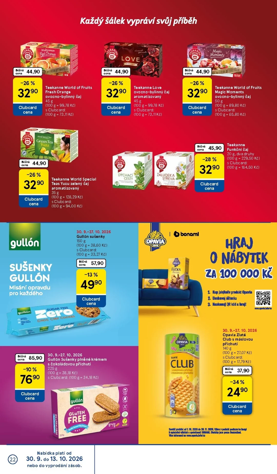 Originální strana 22 z 26 letáku Tesco – Tesco - Značky, které máte rádi