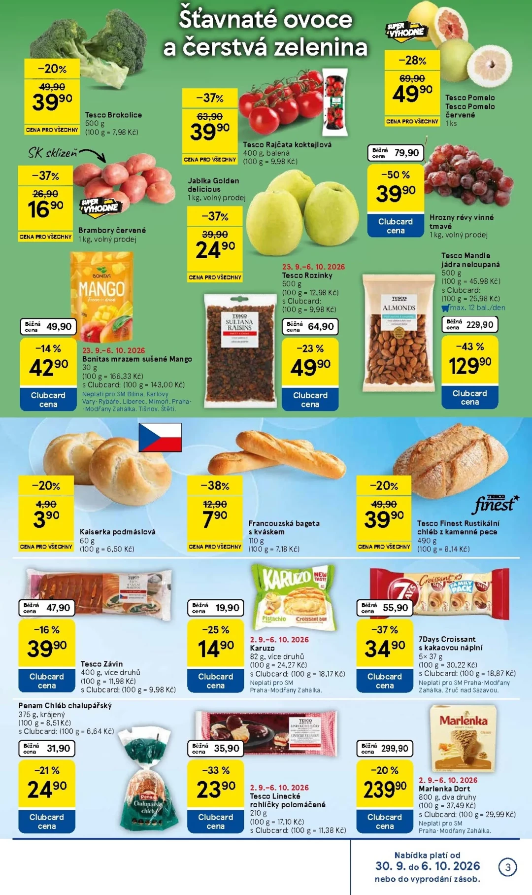 Originální strana 3 z 16 letáku Tesco – Tesco supermarket