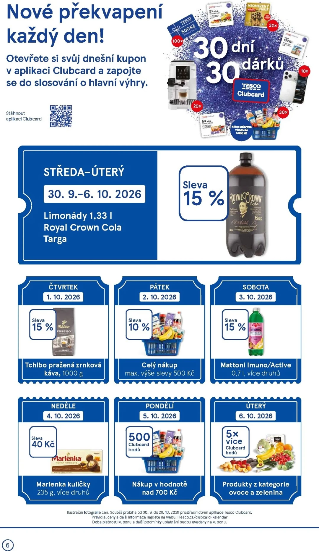 Originální strana 6 z 16 letáku Tesco – Tesco supermarket