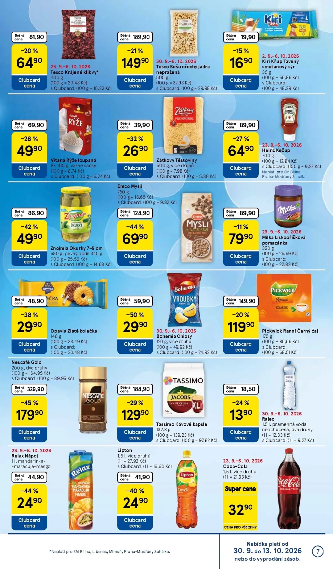 Originální strana 7 z 16 letáku Tesco – Tesco supermarket