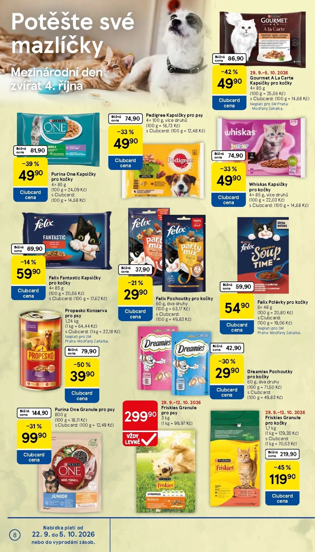 Originální strana 8 z 16 letáku Tesco – Tesco supermarket