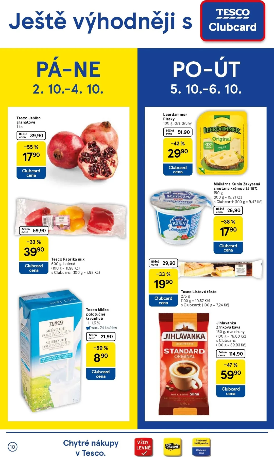 Originální strana 10 z 16 letáku Tesco – Tesco supermarket