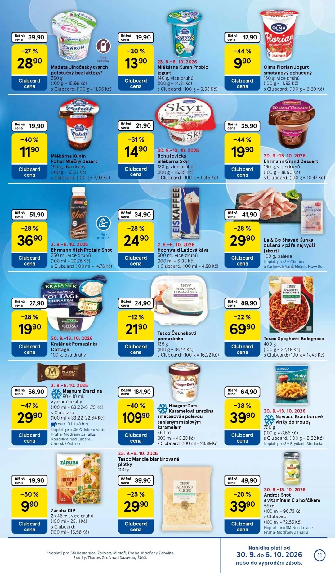 Originální strana 11 z 16 letáku Tesco – Tesco supermarket