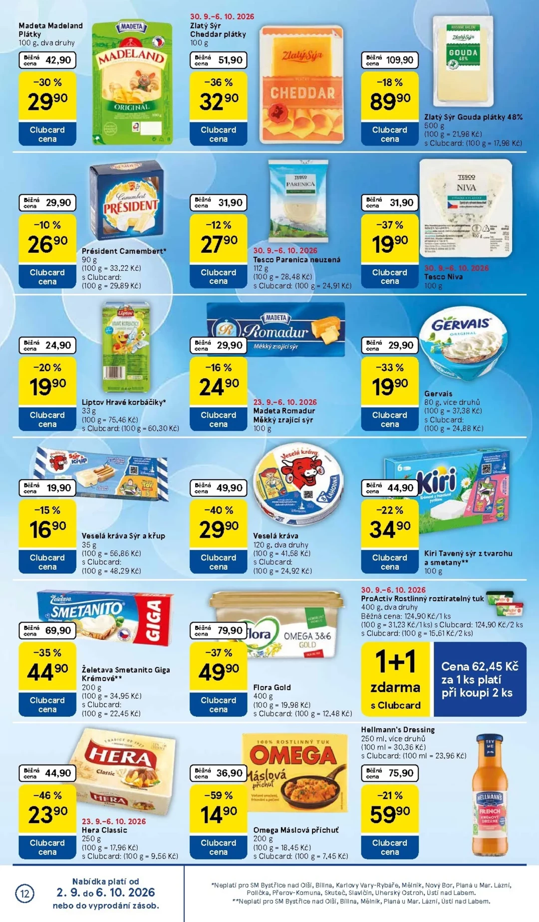 Originální strana 12 z 16 letáku Tesco – Tesco supermarket