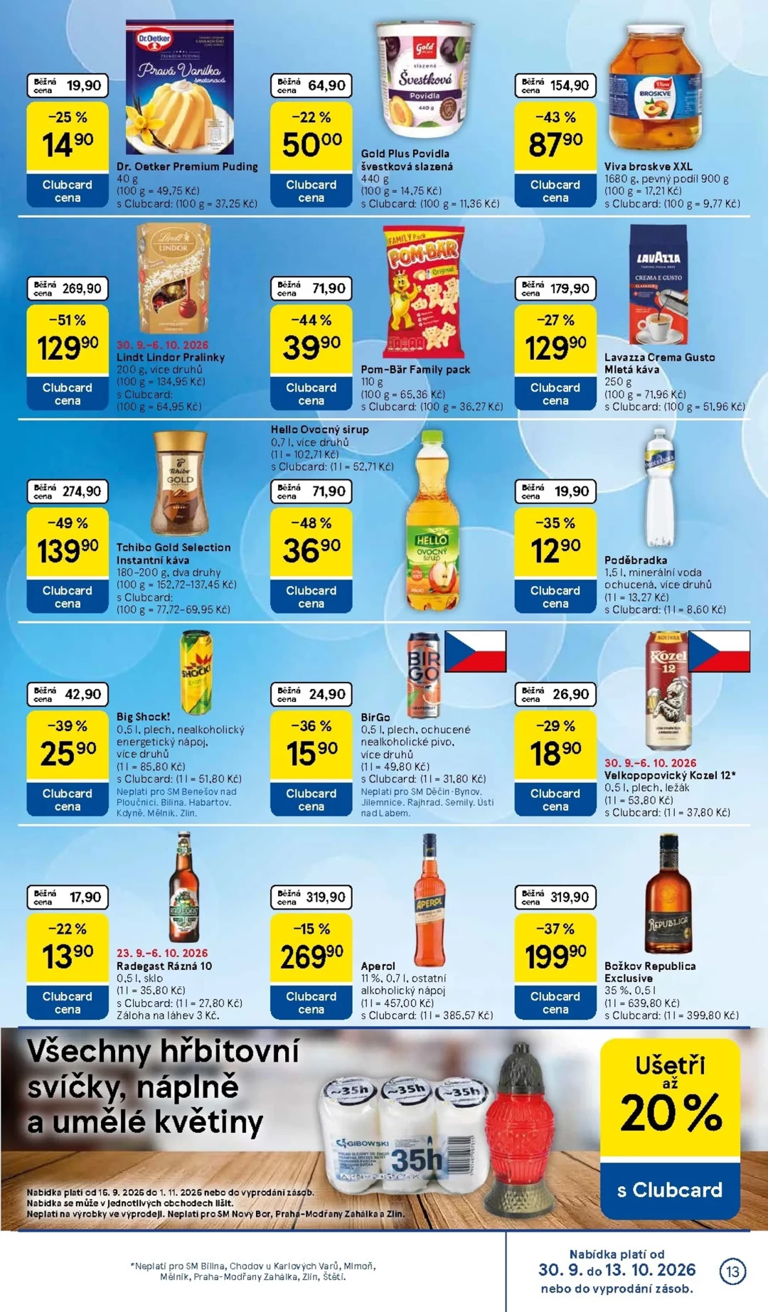 Originální strana 13 z 16 letáku Tesco – Tesco supermarket