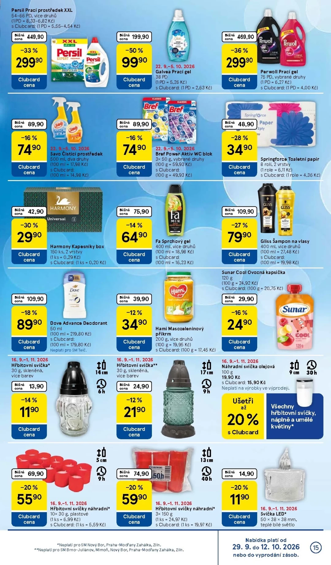 Originální strana 15 z 16 letáku Tesco – Tesco supermarket