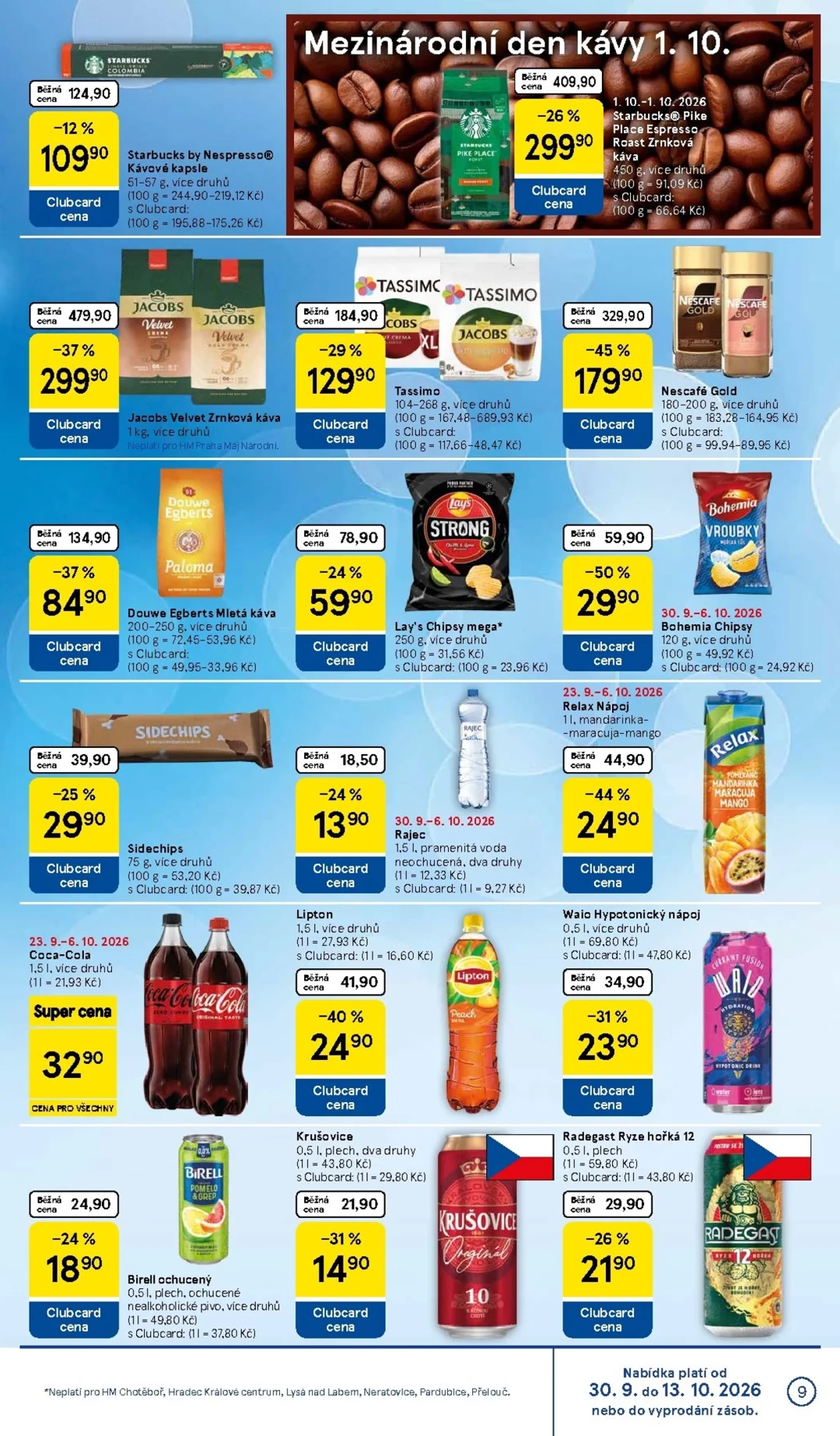 Originální strana 9 z 36 letáku Tesco – Tesco