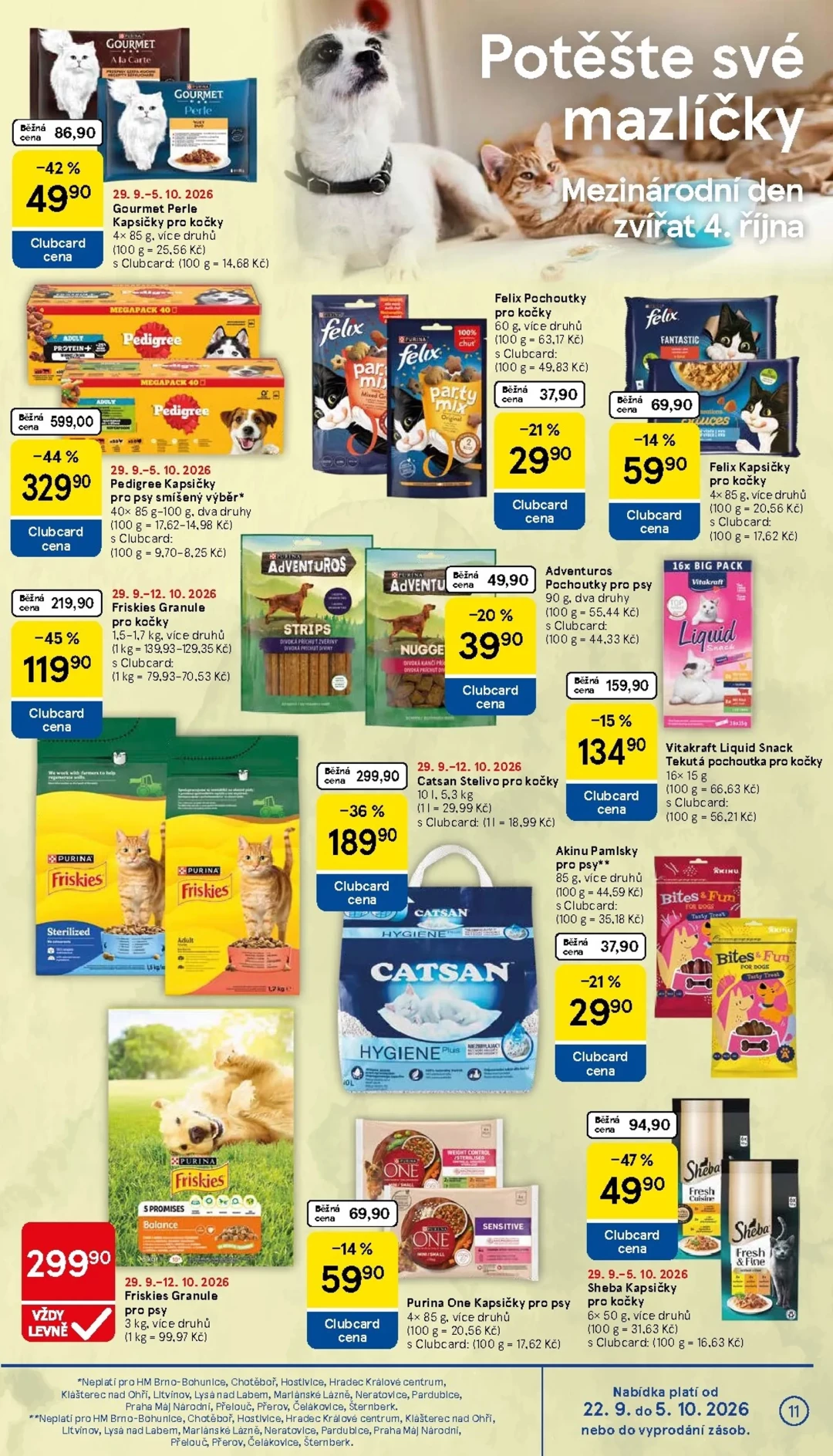 Originální strana 11 z 36 letáku Tesco – Tesco