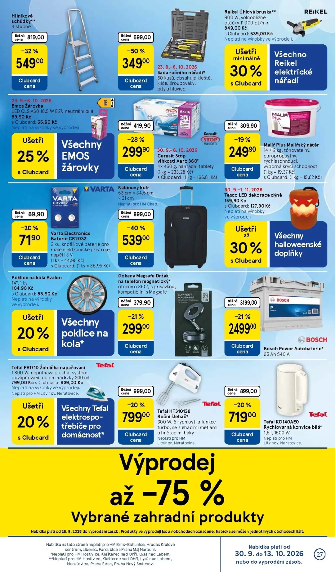 Originální strana 27 z 36 letáku Tesco – Tesco