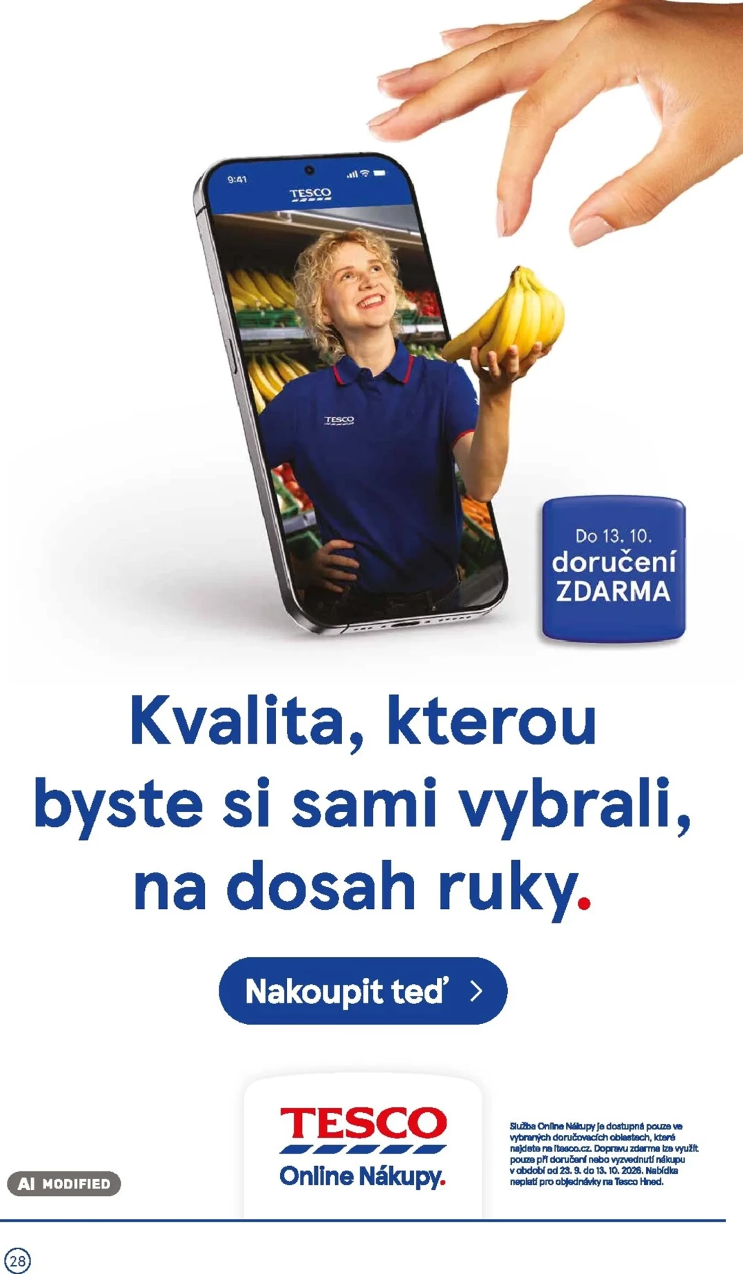 Originální strana 28 z 36 letáku Tesco – Tesco