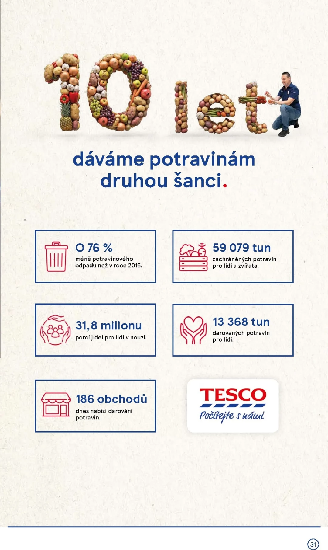 Originální strana 31 z 36 letáku Tesco – Tesco