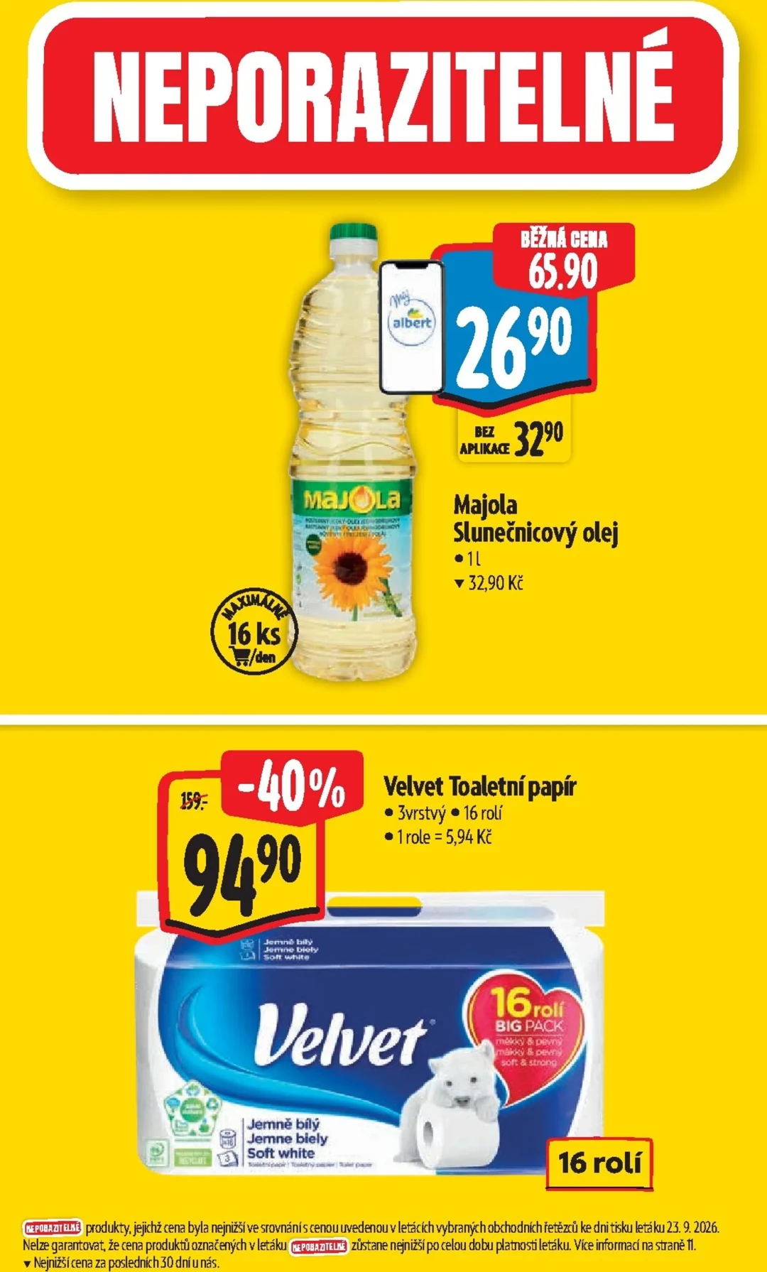 Originální strana 4 z 54 letáku Albert – Albert Hypermarket
