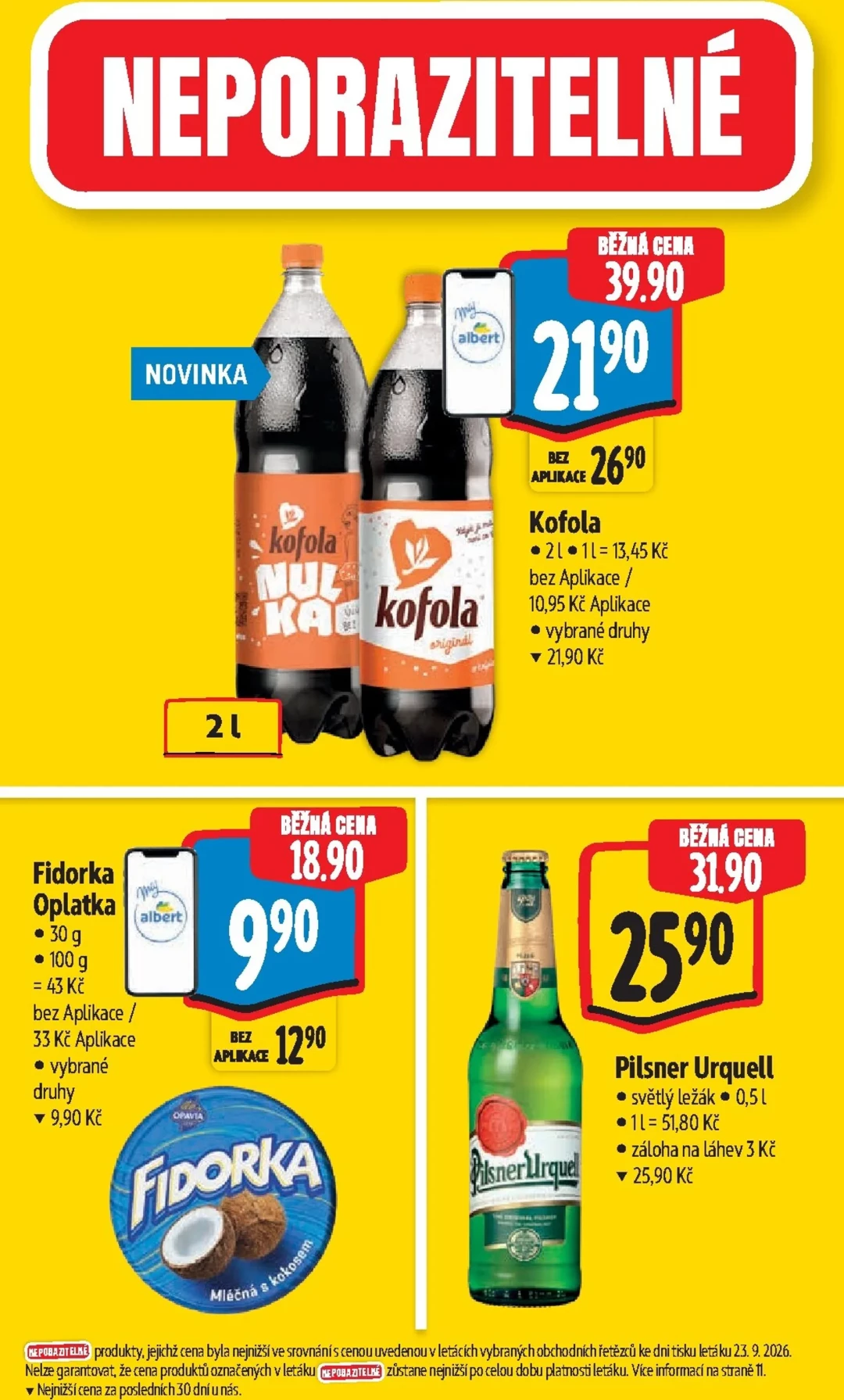 Originální strana 5 z 54 letáku Albert – Albert Hypermarket